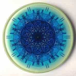 4 INCH
ROUND GLASS COASTERS
TURQUOISE YELLOW 1